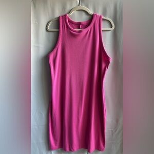 A New Day Vibrant Pink Sleeveless T-Shirt Dress – Size XL